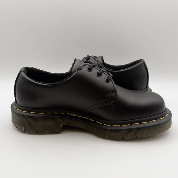 Dr. Martens Work 1461 Shoes Womens US 5 EU 36 Black Leather WR SR NIB - Picture 5 of 13